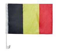 AZ FLAG Bandiera per Auto Belgio 45x30cm - Bandierina da Auto Belga 30 x 45 cm, Car Flag