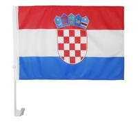 BANDIERA PER AUTO CROAZIA 45x30cm - BANDIERINA DA AUTO CROATA 30 x 45 cm - AZ FLAG