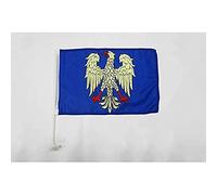 BANDIERA PER AUTO FRIULI-VENEZIA GIULIA 45x30cm - BANDIERINA DA AUTO FRIULANA - REGIONE ITALIA 30 x 45 cm - AZ FLAG