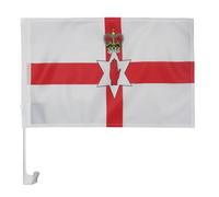 BANDIERA PER AUTO IRLANDA DEL NORD 45x30cm - BANDIERINA DA AUTO IRLANDESE 30 x 45 cm - AZ FLAG