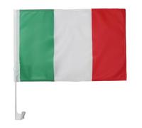 BANDIERA PER AUTO ITALIA 45x30cm - BANDIERINA DA AUTO ITALIANA 30 x 45 cm - AZ FLAG