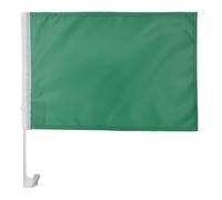BANDIERA PER AUTO MONOCOLORE VERDE 45x30cm - BANDIERINA DA AUTO VERDE 30 x 45 cm - AZ FLAG