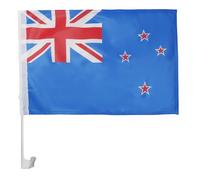 BANDIERA PER AUTO NUOVA ZELANDA 45x30cm - BANDIERINA DA AUTO NEOZELANDESE 30 x 45 cm - AZ FLAG