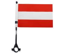 AZ FLAG Bandiera per Bici Austria 21x14 cm - Gagliardetto Bandierina Austriaca 14 x 21 cm, Bandiere da Bicicletta