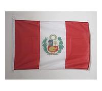 AZ FLAG Bandiera Perù 90x60cm per Esterno - Bandiera PERUVIANA 60 x 90 cm