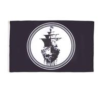 AZ FLAG Bandiera Pirata Mare Nero 150x90cm - Bandiera dei Pirati - Teschio 90 x 150 cm