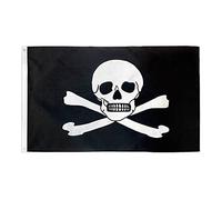 AZ FLAG Bandiera Pirata Veleno 150x90cm - Bandiera dei Pirati - Teschio 90 x 150 cm