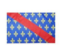 AZ FLAG Bandiera Provincia del BORBONESE 150x90cm - Bandiera Province DU Bourbonnais Regno di Francia 90 x 150 cm Foro per Asta