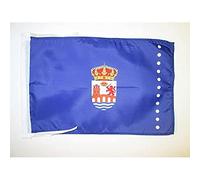AZ FLAG Bandiera Provincia Spagnola di ORENSE 45x30cm - BANDIERINA ORENSE - GALIZIA 30 x 45 cm cordicelle