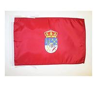 AZ FLAG Bandiera Provincia Spagnola Di Salamanca 45x30 cm - Bandierina Salamanca - Castiglia E León 30x45 cm Cordicelle