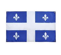 AZ FLAG Bandiera Quebec 150 x 90 cm con 4 occhielli, bandiera Québécois per balcone o parete