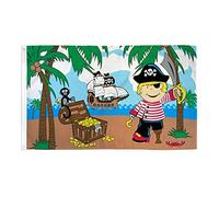 AZ FLAG Bandiera Ragazzo Isola del Tesoro 150x90cm - Bandiera Pirata 90 x 150 cm