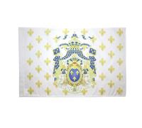 AZ FLAG Bandiera Regno di Francia Stemma 90x60cm - Bandiera Blasone Reale Francese 60 x 90 cm Foro per Asta