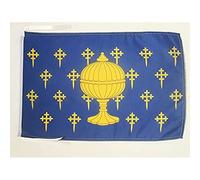 AZ FLAG Bandiera Regno di GALIZIA 409-1815 45x30cm - BANDIERINA Reino DE Galicia - Spagna 30 x 45 cm cordicelle