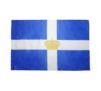 AZ FLAG Bandiera Regno di Grecia 1863-1973 90x60cm - Bandiera Greca 60 x 90 cm Foro per Asta