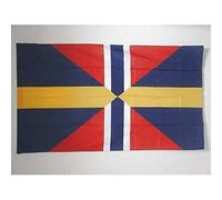 AZ FLAG Bandiera Regno di Svezia E Norvegia 1814-1905 90x60cm - Bandiera di Svezia E Norvegia 60 x 90 cm Foro per Asta