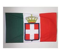 AZ FLAG Bandiera Regno d'Italia Corona 150x90cm - Bandiera Reale Italiana 90 x 150 cm