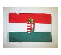 AZ FLAG Bandiera Regno D'Ungheria 1920-1946 45x30 cm - Bandierina Storica Ungherese 30x45 cm Cordicelle