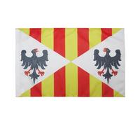 BANDIERA REGNO NORMANNO DI SICILIA 1130-1815 150x90cm - BANDIERA SICILIANA - ITALIA 90 x 150 cm foro per asta - AZ FLAG