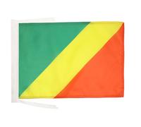AZ FLAG Bandiera Repubblica del Congo 45x30cm - BANDIERINA Congolese 30 x 45 cm cordicelle