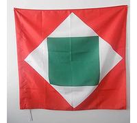 BANDIERA REPUBBLICA ITALIANA 1802-1805 90x90cm - BANDIERA ITALIA ANTICA 90 x 90 cm foro per asta - AZ FLAG