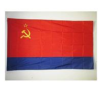 AZ FLAG Bandiera Repubblica SOCIALISTA Sovietica Azera 1920-1991 90x60cm - Bandiera RSS di Azerbaigian 60 x 90 cm Foro per Asta