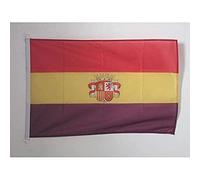 AZ FLAG Bandiera Repubblica Spagnola con Stemma 90x60cm per Esterno - Bandiera Spagna REPUBBLICANA 60 x 90 cm