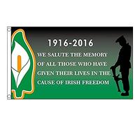 AZ FLAG Bandiera RIVOLTA di Pasqua D'IRLANDA libertà 150x90cm - Bandiera STORICA Irlandese 90 x 150 cm