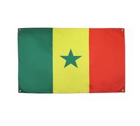 AZ FLAG Bandiera Senegal 150 x 90 cm con 4 occhielli, bandiera Senegal per balcone o parete