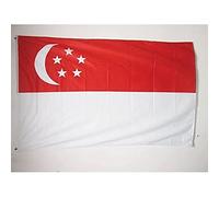 AZ FLAG Bandiera Singapore 150x90cm - Bandiera SINGAPORIANA 90 x 150 cm Speciale Esterno
