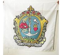 AZ FLAG Bandiera società SALESIANA di San Giovanni Bosco 90x90cm - Bandiera dei SALESIANI 90 x 90 cm Foro per Asta
