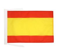 BANDIERA SPAGNA SENZA STEMMA 45x30cm - BANDIERINA SPAGNOLA 30 x 45 cm cordicelle - AZ FLAG