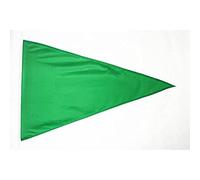 AZ FLAG Bandiera Spiaggia Verde Triangolo 225x150cm - Bandiera Verde 150 x 225 cm Speciale Esterno