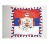 BANDIERA STANDARDO REALE DEL MONTENEGRO 1911-1918 90x90cm - BANDIERA DEL REGNO MONTENEGRINO 90 x 90 cm foro per asta - AZ FLAG