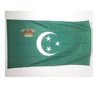 AZ FLAG Bandiera STANDARDO Reale di Egitto 1922-1952 150x90cm - Bandiera del Regno Egiziano 90 x 150 cm Foro per Asta