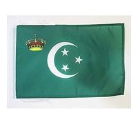 AZ FLAG Bandiera Standardo Reale Di Egitto 1922-1952 45x30 cm - Bandierina Del Regno Egiziano 30x45 cm Cordicelle