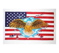 AZ FLAG Bandiera Stati Uniti con Aquila 150x90cm - Bandiera Americana - USA 90 x 150 cm
