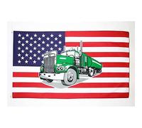 AZ FLAG Bandiera Stati Uniti con Camion 150x90cm - Bandiera Americana - USA 90 x 150 cm