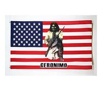 AZ FLAG Bandiera Stati Uniti con Geronimo 150x90cm - Bandiera Americana - USA 90 x 150 cm