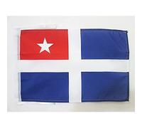AZ FLAG Bandiera Stato Cretese 1897-1913 45x30 cm - Bandierina Di Creta 30x45 cm Cordicelle