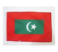 BANDIERA STENDARDO DEL SULTANO DELLE MALDIVE 45x30cm - BANDIERINA DEL REGNO MALDIVIANO 30 x 45 cm cordicelle - AZ FLAG