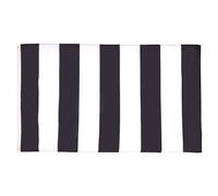 BANDIERA STRISCIE NERE E BIANCHE 150x90cm - BANDIERA A STRISCIA NERA E BIANCA 90 x 150 cm - AZ FLAG