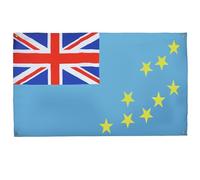 AZ FLAG Bandiera Tuvalu 150 x 90 cm con 4 occhielli, Padiglione Tuvalan per balcone o parete