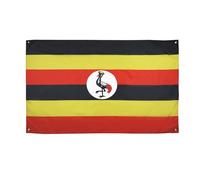 AZ FLAG Bandiera Uganda 150 x 90 cm con 4 occhielli, bandiera ugandese per balcone o parete