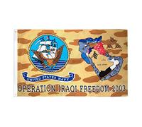 AZ FLAG Bandiera United States Navy Guerra in Iraq 150x90cm - Bandiera USN degli Stati Uniti 90 x 150 cm