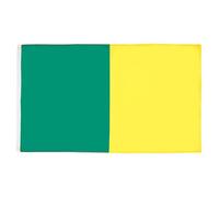 BANDIERA VERDE E GIALLO 90x60cm - BANDIERA VERDE E GIALLA 60 x 90 cm - AZ FLAG
