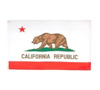 AZ FLAG - Confezione da 10 bandiere California - 90 x 60 cm - bandiera californiana - Stati Uniti - USA - 100% poliestere con occhielli metallici incorporati