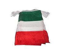 GHIRLANDA 12 metri 20 BANDIERE ITALIA 45x30cm - BANDIERA ITALIANA 30 x 45 cm - FESTONE BANDIERINE - AZ FLAG