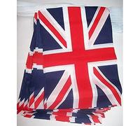 GHIRLANDA 3 metri 10 BANDIERE REGNO UNITO 21x15cm - BANDIERA BRITANNICA - INGLESE - UK 15 x 21 cm - FESTONE BANDIERINE - AZ FLAG