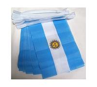 AZ FLAG Ghirlanda 4 Metri 20 Bandiere Argentina 15x10cm - Bandiera Argentina 10 x 15 cm - Festone BANDIERINE